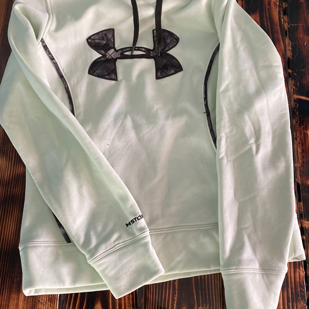 Under Armour Storm Hoodie Loose Fit Mint Green Camo Storm - Picture 5 of 5